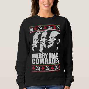 Camiseta MERRY XMAS COMRADE Ufly Christmas Sweater Marx Eng