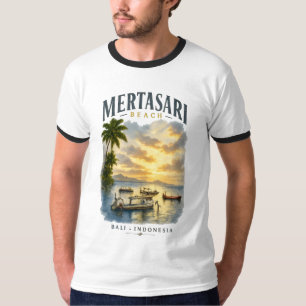 Camiseta Mertasari Beach Bali Basic Ringer