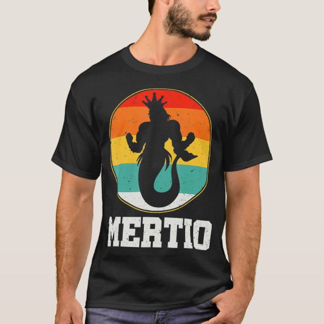 Camiseta Mertio Security Merman Mermaid Mexican FIsh Uncle  (Frente)