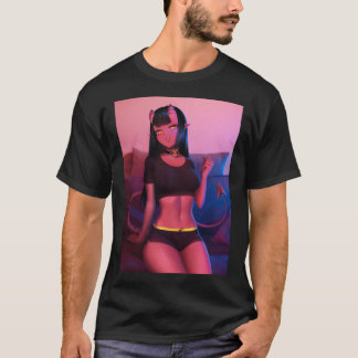 Camiseta Meru O Sucubus Meru A Menina Negra Do Demônio