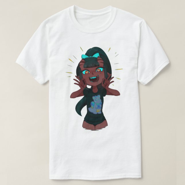 Camiseta Meru, O Sucubus Sticker (Frente do Design)