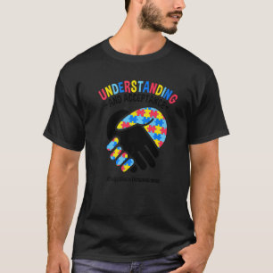 Camiseta Mês Autista Compreensão e Aceitação Autismo