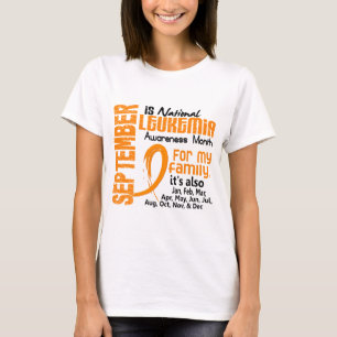 Camiseta Mês da consciência da leucemia