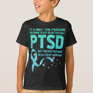 Camiseta Mês da Consciência Deixem-se apoiar Veteranos Hea