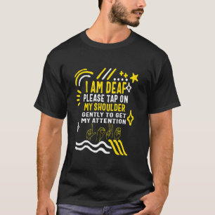 Camiseta Mês da Consciência dos Deficientes Auditivos Bato