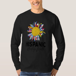 Camiseta Mês da Herança Hispânica Países de Língua Espanhol