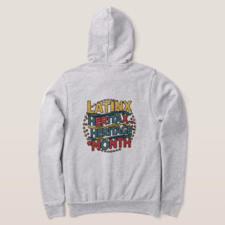 Camiseta Mês da Herança Latinx Tipografia Retro Colorida Ho