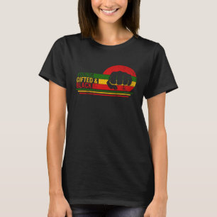 Camiseta Mês da História Afro Negra Jovem Talentosa & BLM