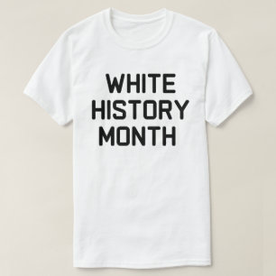 Camiseta Mês da História Branca