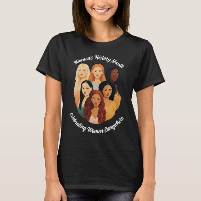 Camiseta Mês da História da Mulher (Frente)