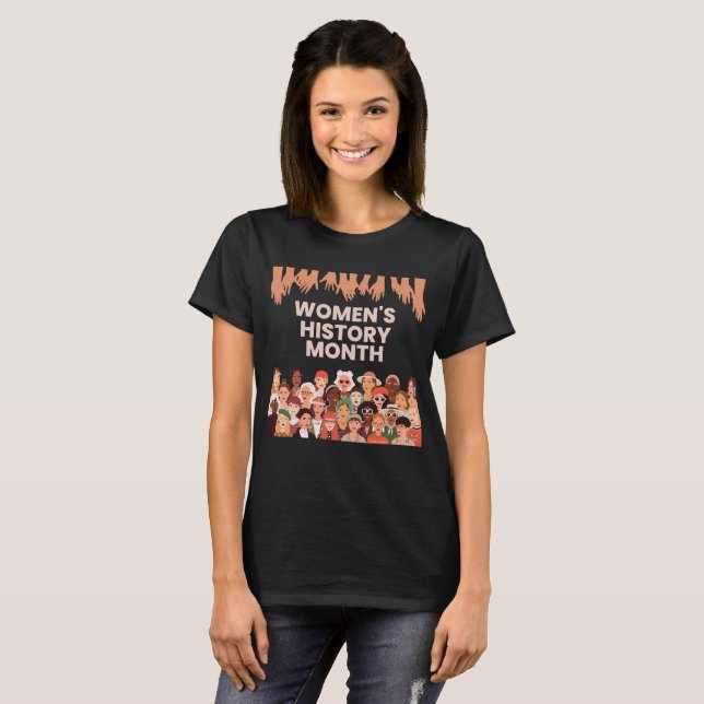 Camiseta Mês da História da Mulher (Frente Completa)