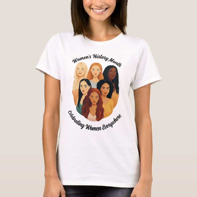 Camiseta Mês da História da Mulher (Frente)