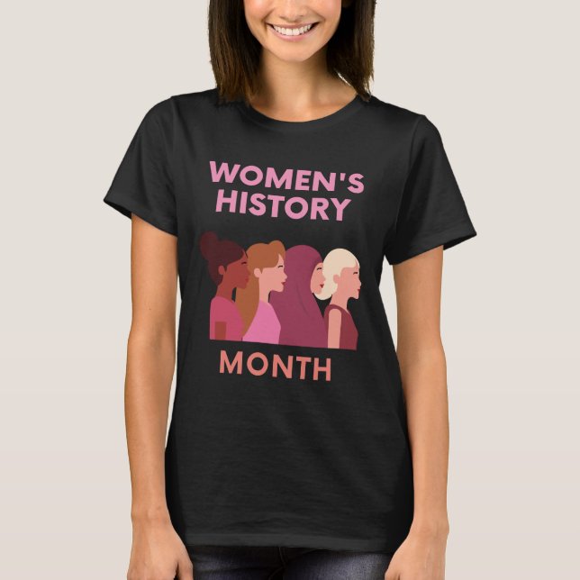 Camiseta Mês da História das Mulheres (Frente)