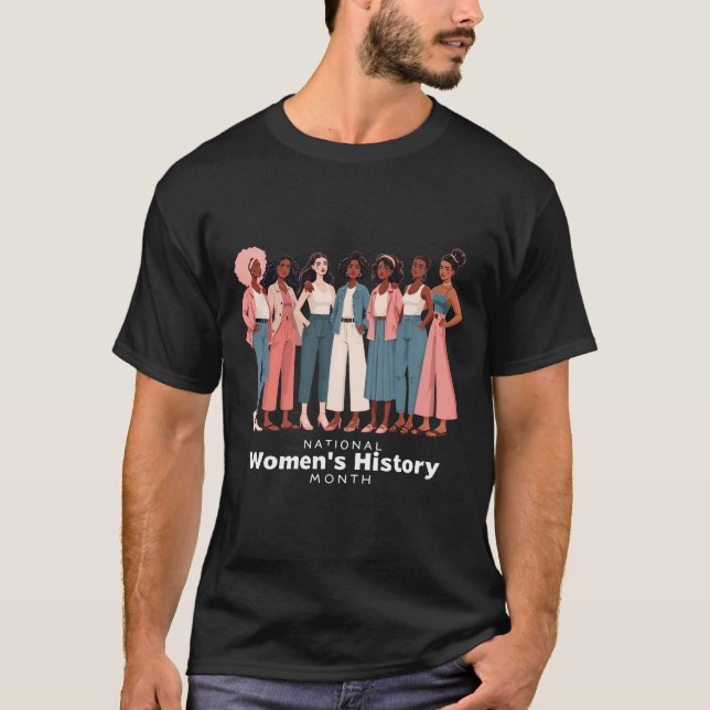 Camiseta Mês da História Nacional da Mulher (Frente)