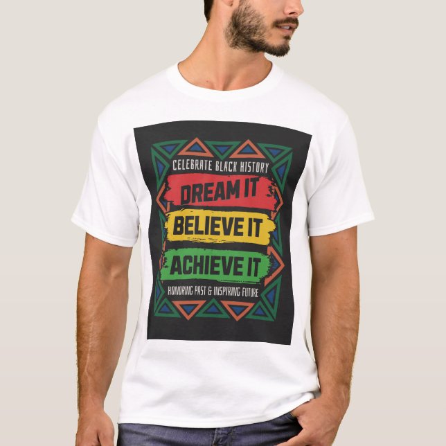 Camiseta Mês da História Negra (Frente)