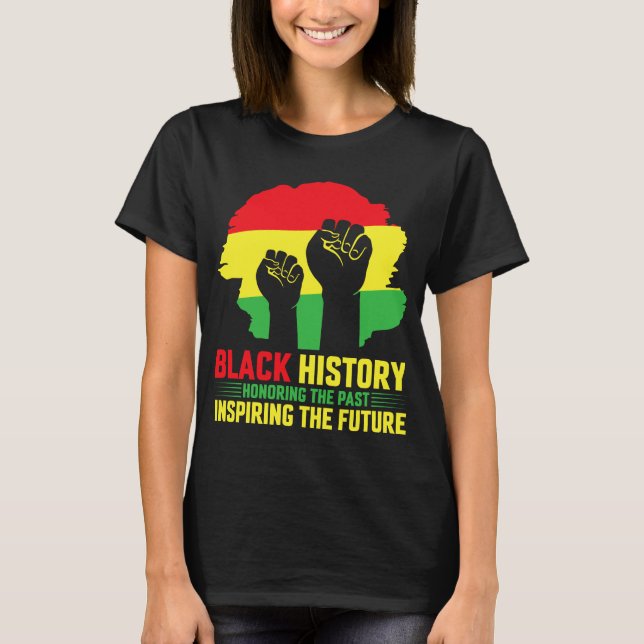 Camiseta Mês da História Negra (Frente)