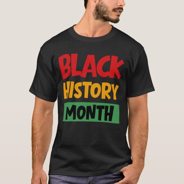 Camiseta Mês da História Negra (Frente)