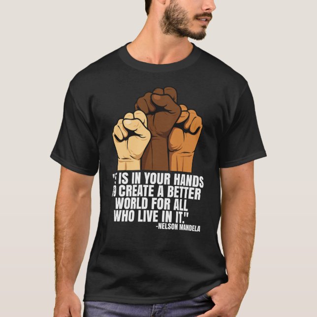 Camiseta - Mês da História Negra 100 Anos (Frente)