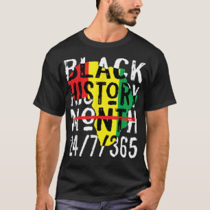Camiseta Mês da História Negra 247365 Mapa da África Melani