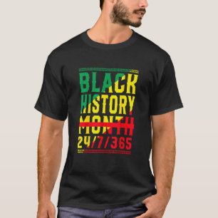 Camiseta Mês da História Negra 247365 Melanina Africana Pre