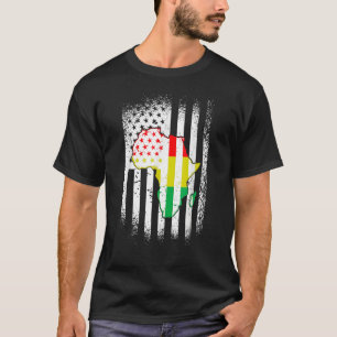 Camiseta Mês da História Negra 247365 Orgulho Bandeira Amer