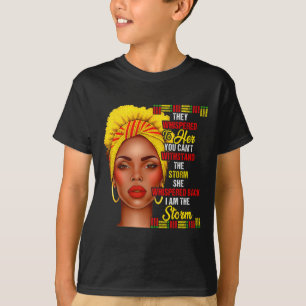 Camiseta Mês da História Negra Afro Mulheres Negras Meninas