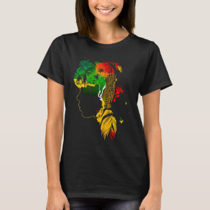 Camiseta Mês da história negra Ancestrais afro-americanos r