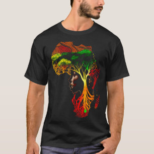 Camiseta Mês da História Negra Ancestrais Afro-Americanos R