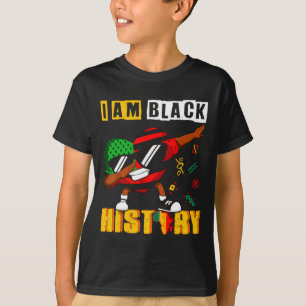 Camiseta Mês da História Negra Crianças Homens Mulheres Dab