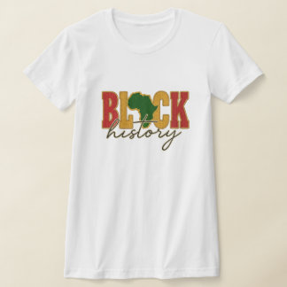 Camiseta Mês da História Negra Crochê