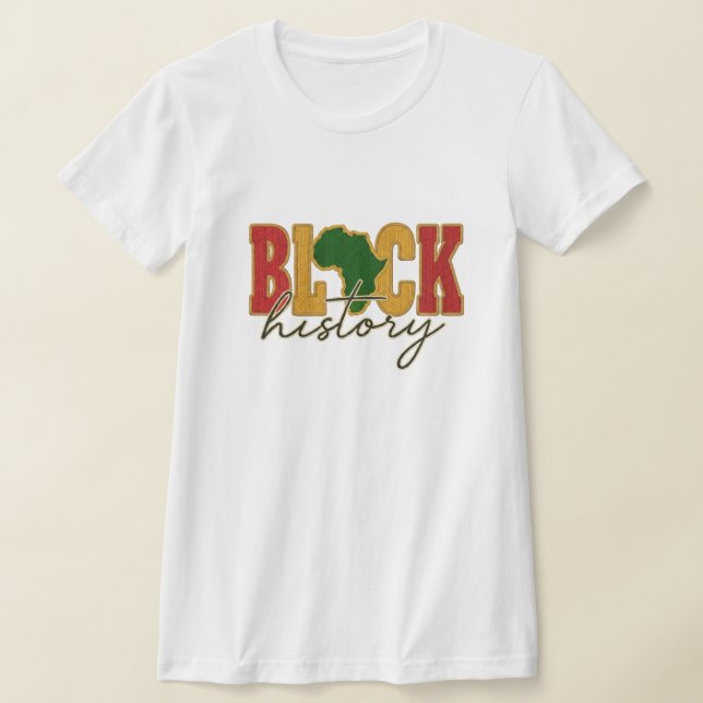 Camiseta Mês da História Negra Crochê (Postura )