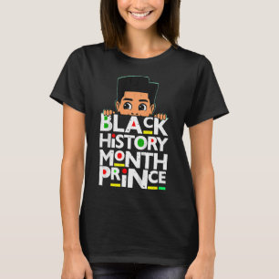 Camiseta Mês da História Negra das Crianças Príncipe Melani