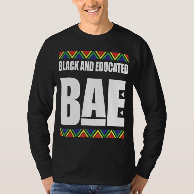 Camiseta Mês da história negra e educada (Frente)