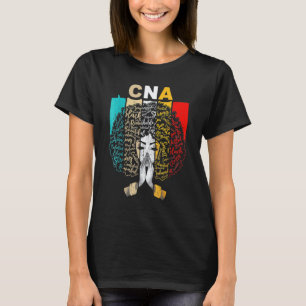 Camiseta Mês da História Negra Enfermeira Cna Melanina Amer
