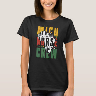 Camiseta Mês da História Negra Equipe de Enfermeira MICU Af