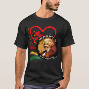 Camiseta Mês da História Negra FREDERICK DOUGLASS Dia dos N