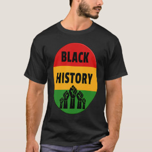 Camiseta Mês da História Negra Grupo Punho de Poder