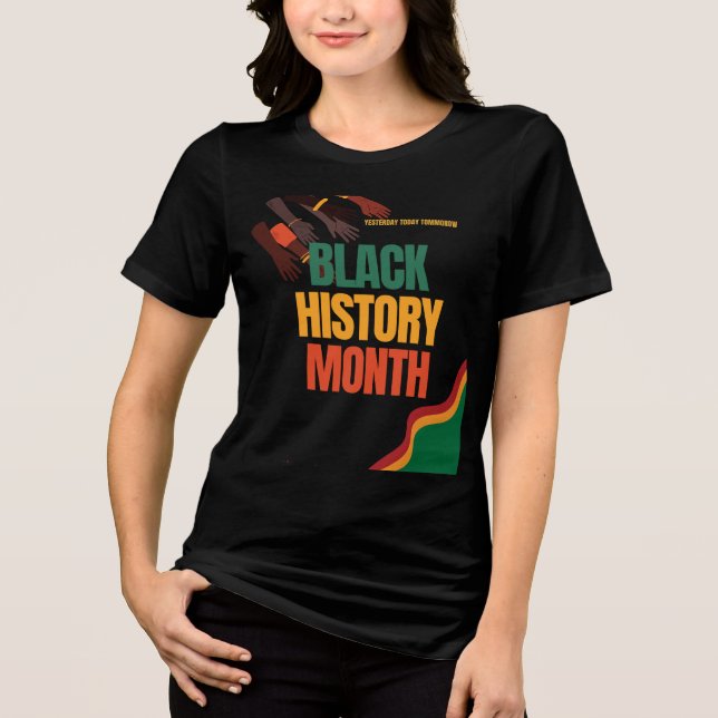 Camiseta Mês da História Negra - Honrar Legado e Cultura (Frente)