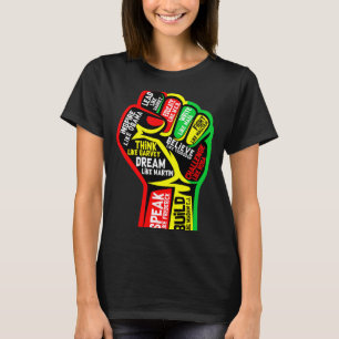 Camiseta Mês da história negra juneteenth 1865 sonho como