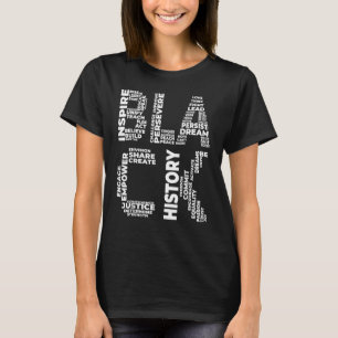 Camiseta Mês da História Negra Líderes Inspiradores Afro-Am