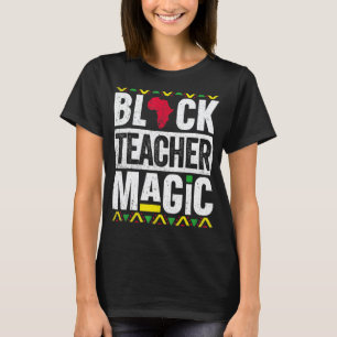 Camiseta Mês da História Negra Magia de Professores Negros