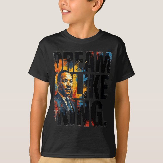 Camiseta Mês da História Negra Martin Sonho Design (Frente)