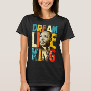 Camiseta Mês da História Negra Martin Tem Sonho Luther King