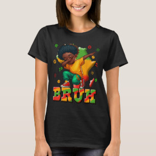 Camiseta Mês da História Negra Meninos Dabbing Homem Homens