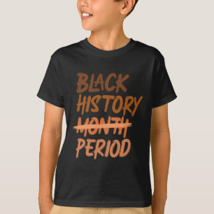 Camiseta Mês da História Negra Período Mulheres Afro-Americ