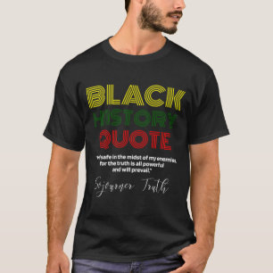 Camiseta Mês da História Negra Sojourner Truth Abolicionist