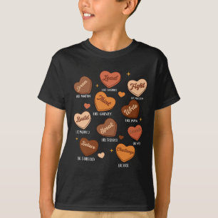 Camiseta Mês da História Negra Sonhe Como Martin Líder Afri