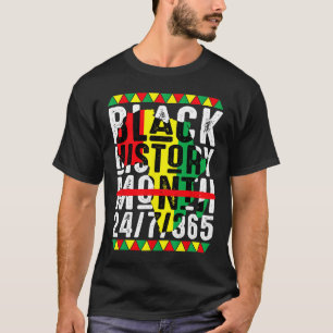 Camiseta Mês da História Negra Um Mês Não Pode Segurar Noss