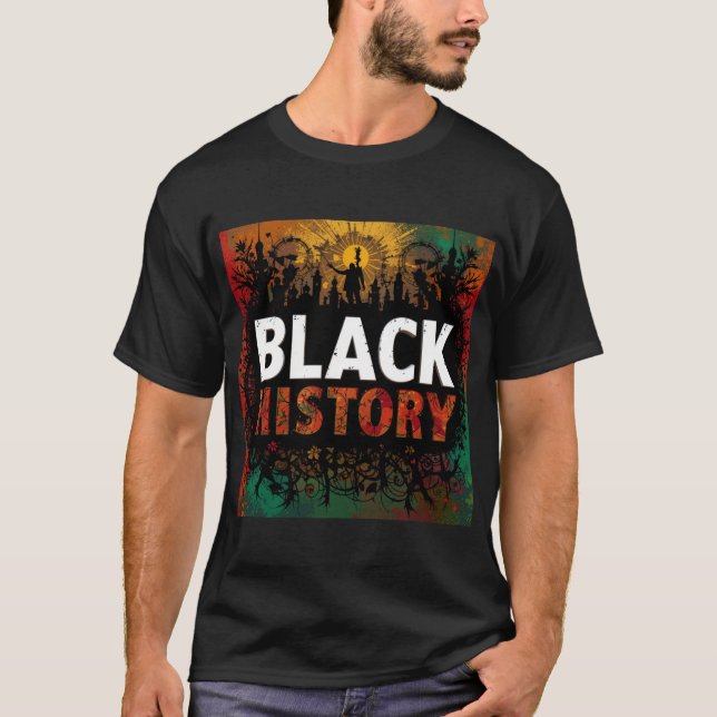 Camiseta Mês da História Negra 'Unidade na Cor' (Frente)