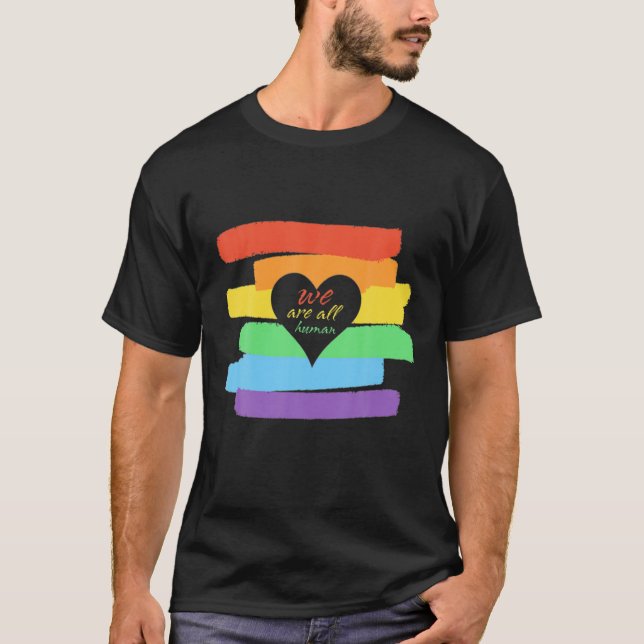 Camiseta Mês da História Todos Somos Orgulho Humano (Frente)